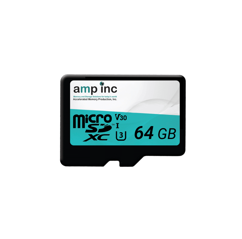 AMP 64GB 3.0 microSDXC Card